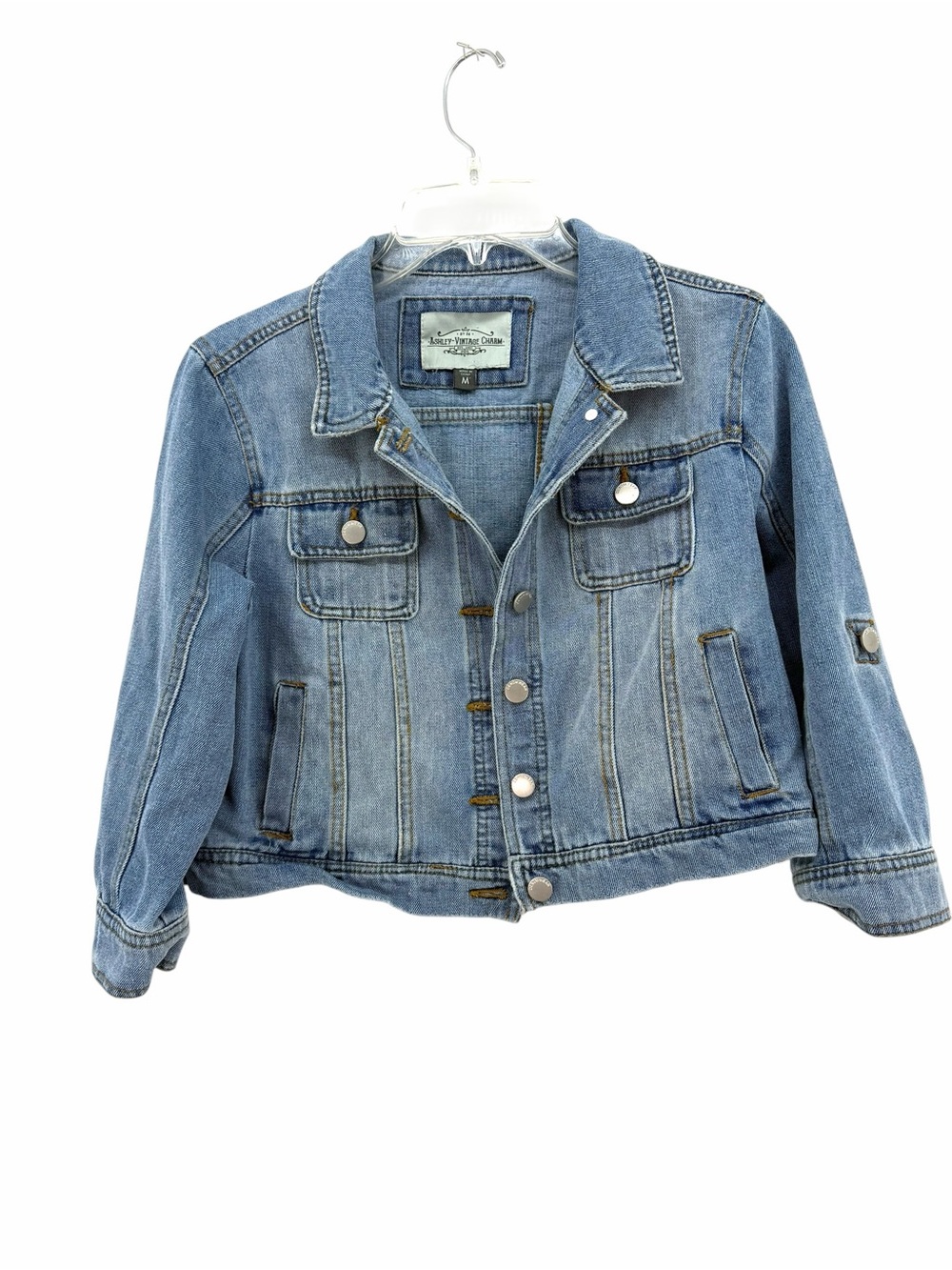 Classic Light Blue Denim Jean Jacket